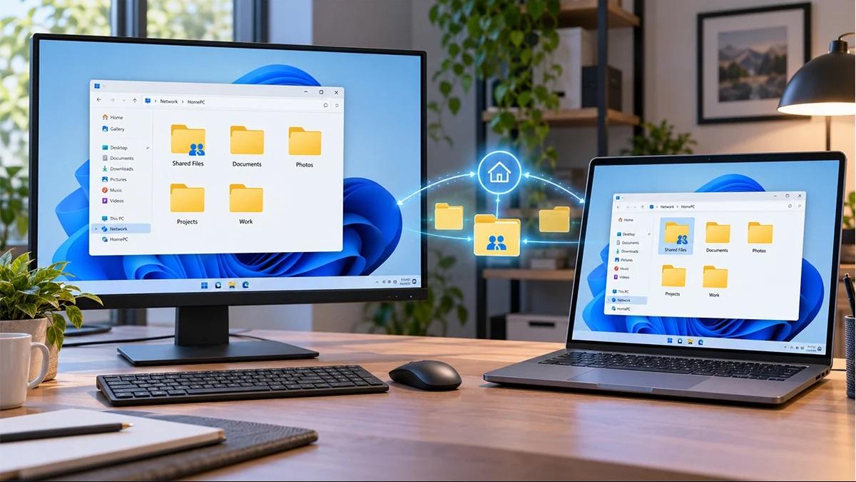 Как настроить общий доступ к сети в Windows 11
